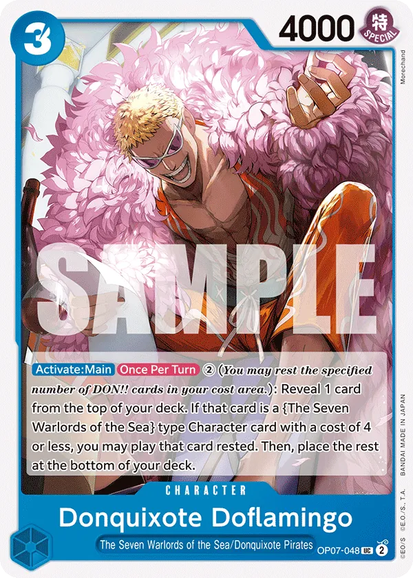 Donquixote Doflamingo Character Uncommon OP07-048