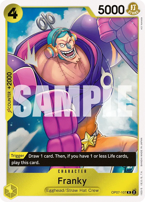 Franky Character Rare OP07-107