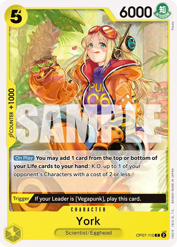 York Character Common OP07-110