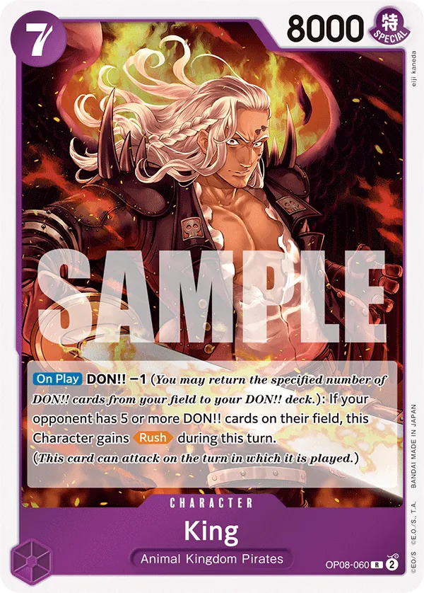 King Character Rare OP08-060