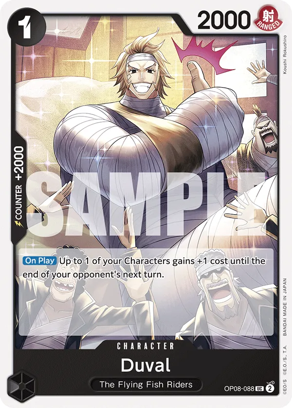 Duval Character Uncommon OP08-088