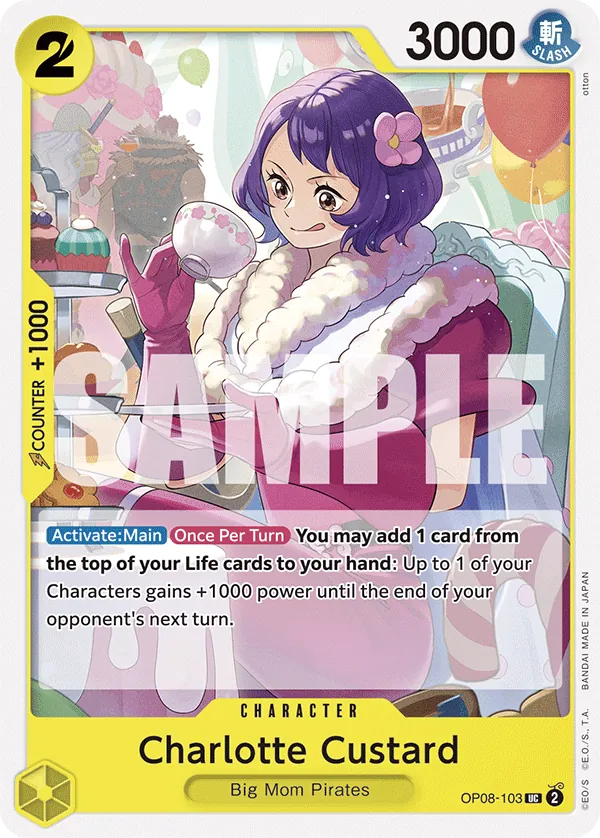 Charlotte Custard Character Uncommon OP08-103