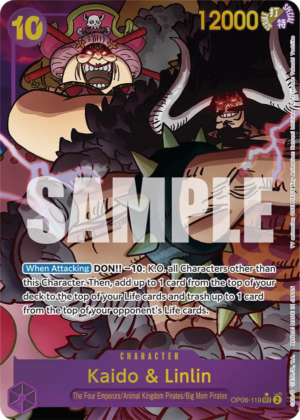 Kaido & Linlin Character  OP08-119