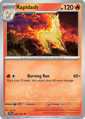 Rapidash Uncommon 20 /144