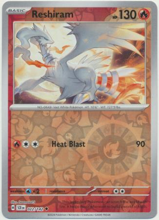 Reshiram Uncommon Reverse 22 /144