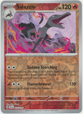 Salazzle Uncommon Reverse 24 /144