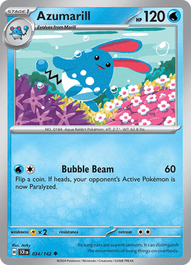 Azumarill Uncommon 34 /144