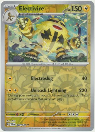 Electivire Uncommon Reverse  47 /144