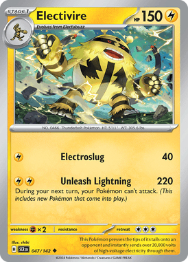 Electivire Uncommon 47 /144