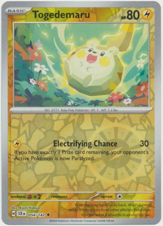 Togedemaru Uncommon Reverse 54 /144