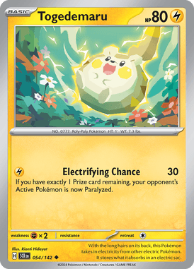 Togedemaru Uncommon 54 /144