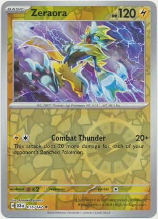 Zeraora Rare Reverse 55 /144