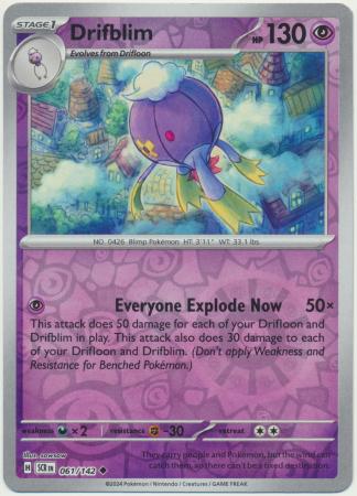 Drifblim Uncommon Reverse 61 /144