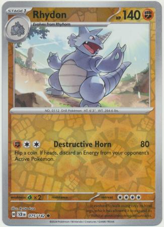 Rhydon Common Reverse 75 /144