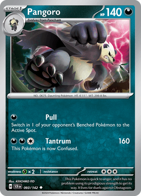 Pangoro Uncommon 93 /144