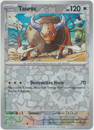 Tauros Common Reverse 112 /144