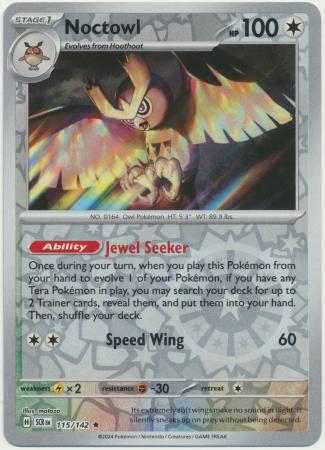 Noctowl Rare Reverse 115 /144