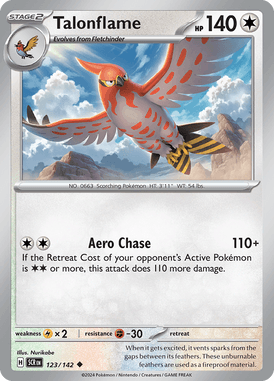 Talonflame Uncommon 123 /144