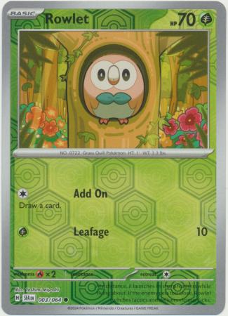 Rowlet Common Reverse 3/ 64