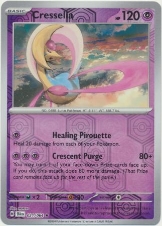 Cresselia Rare Reverse 21/ 64