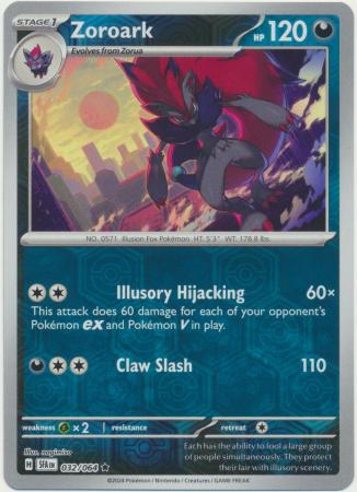 Zoroark Rare Reverse 32/ 64