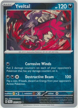 Yveltal Uncommon Reverse 35/ 64