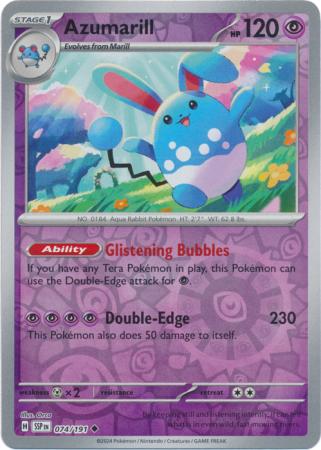 Azumarill PStage 1 Uncommon Reverse 74 /191