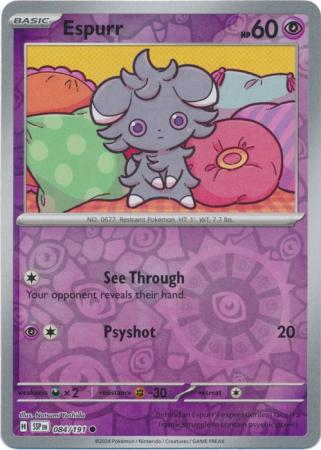 Espurr PBasic Common Reverse 84 /191