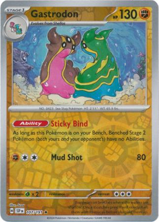 Gastrodon FStage 1 Rare Reverse 107 /191