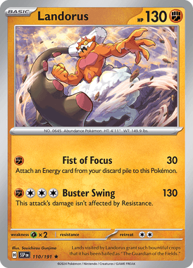 Landorus FBasic Rare 110 /191