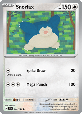 Snorlax CBasic Common 144 /191