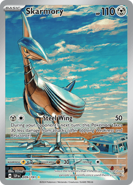 Skarmory MBasic Art Rare 209 /191