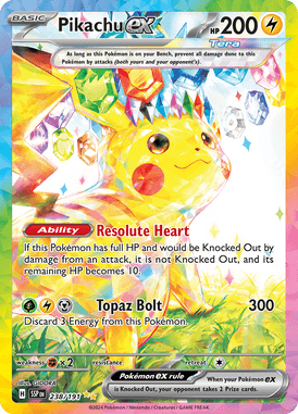 Pikachu ex LBasic Special Art Rare 238 /191