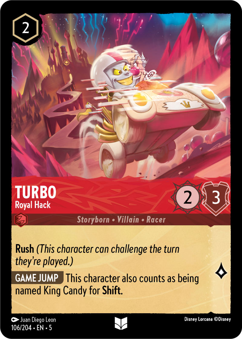 Turbo - Royal Hack Ruby Uncommon Character 106 /204