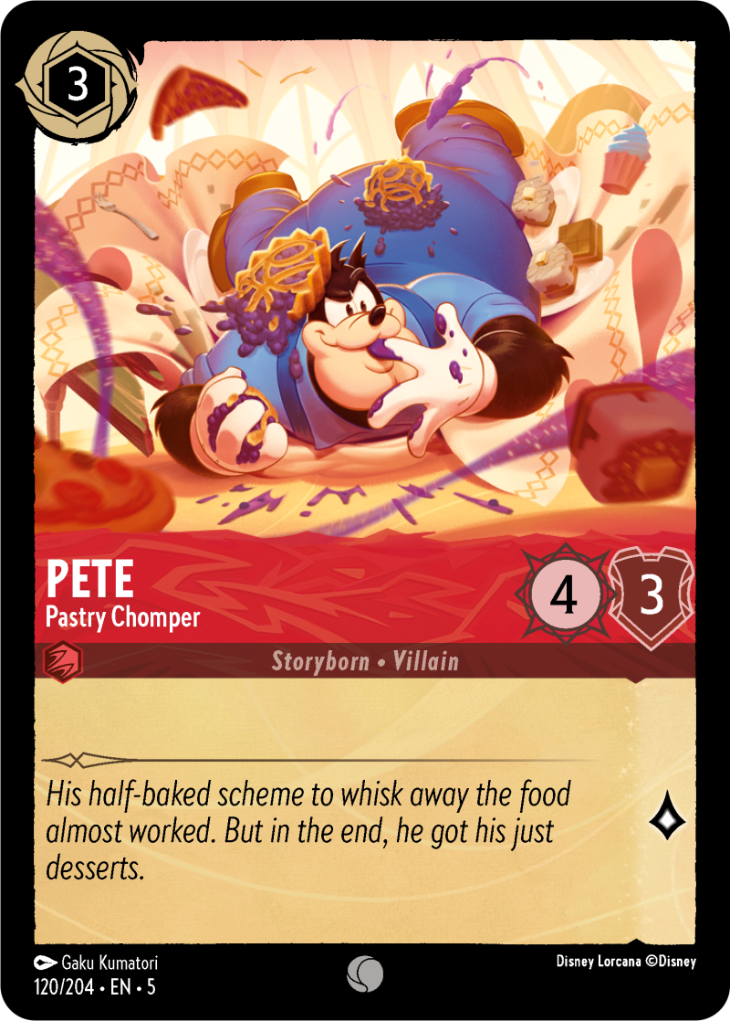 Pete - Pastry Chomper Ruby Common Character 120 /204