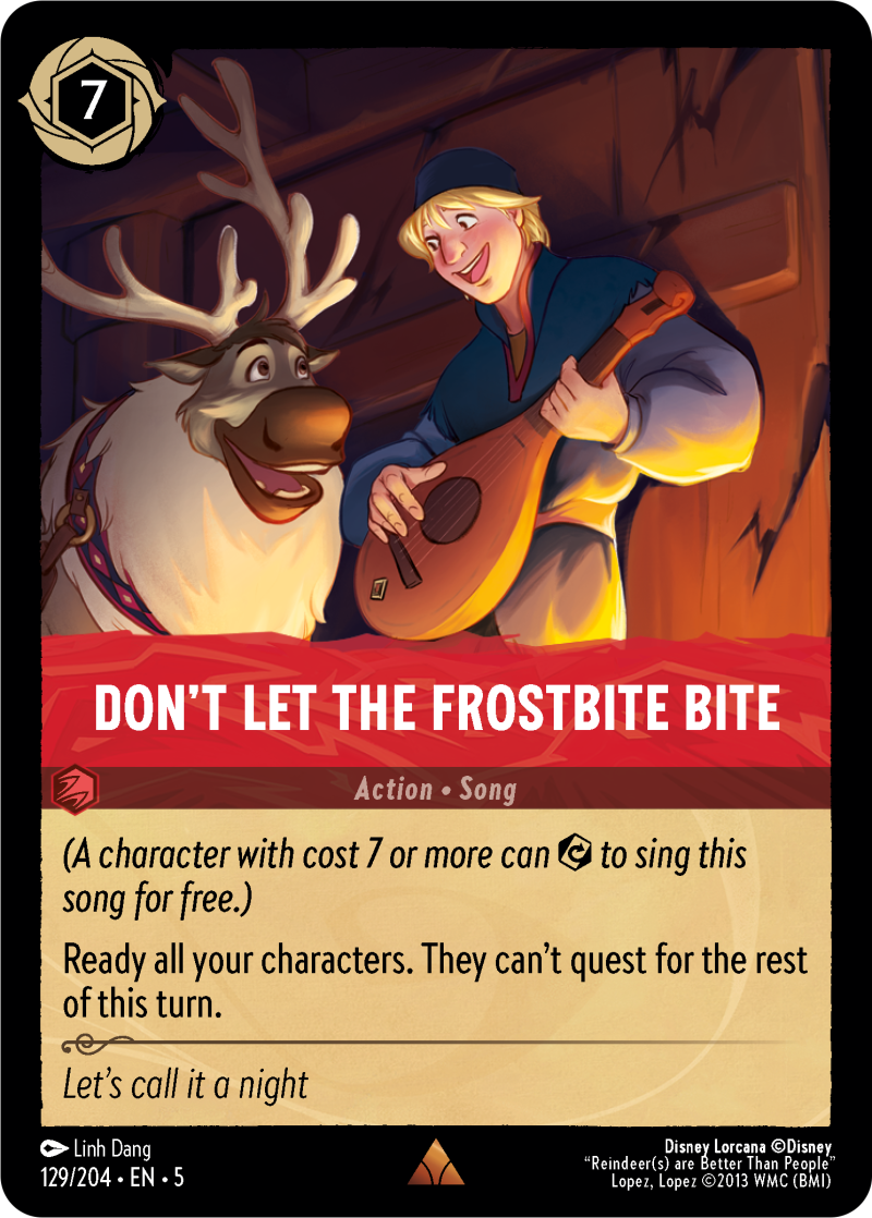 Don't Let the Frostbite Bite Ruby Rare Action · Song 129 /204