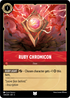 Ruby Chromicon Ruby Uncommon Item 134 /204