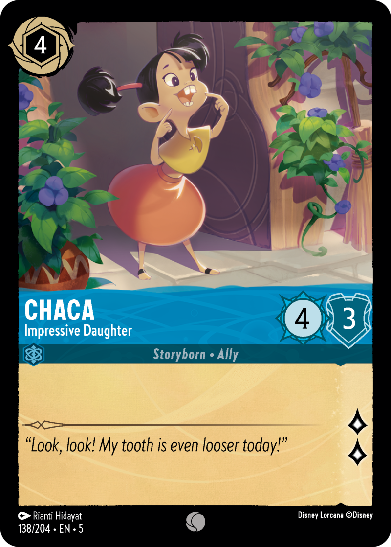 Chaca - Impressive Daughter Sapphire Common Character 138 /204