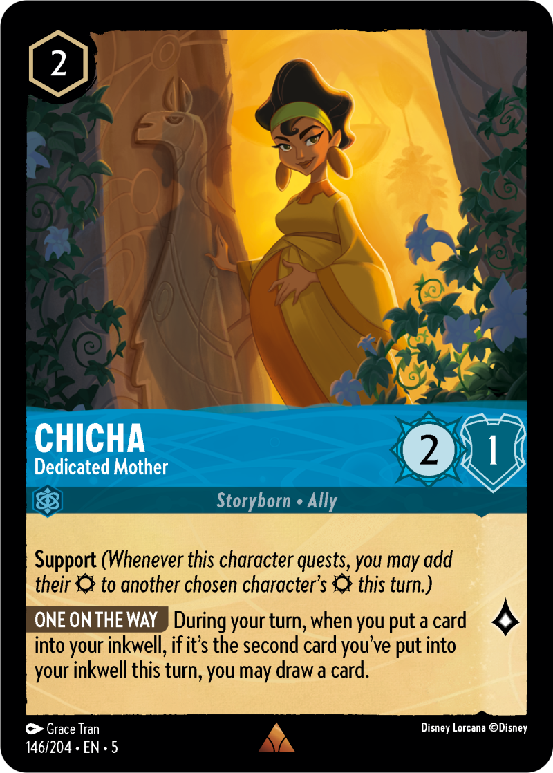 Chicha - Dedicated Mother Sapphire Rare Character 146 /204