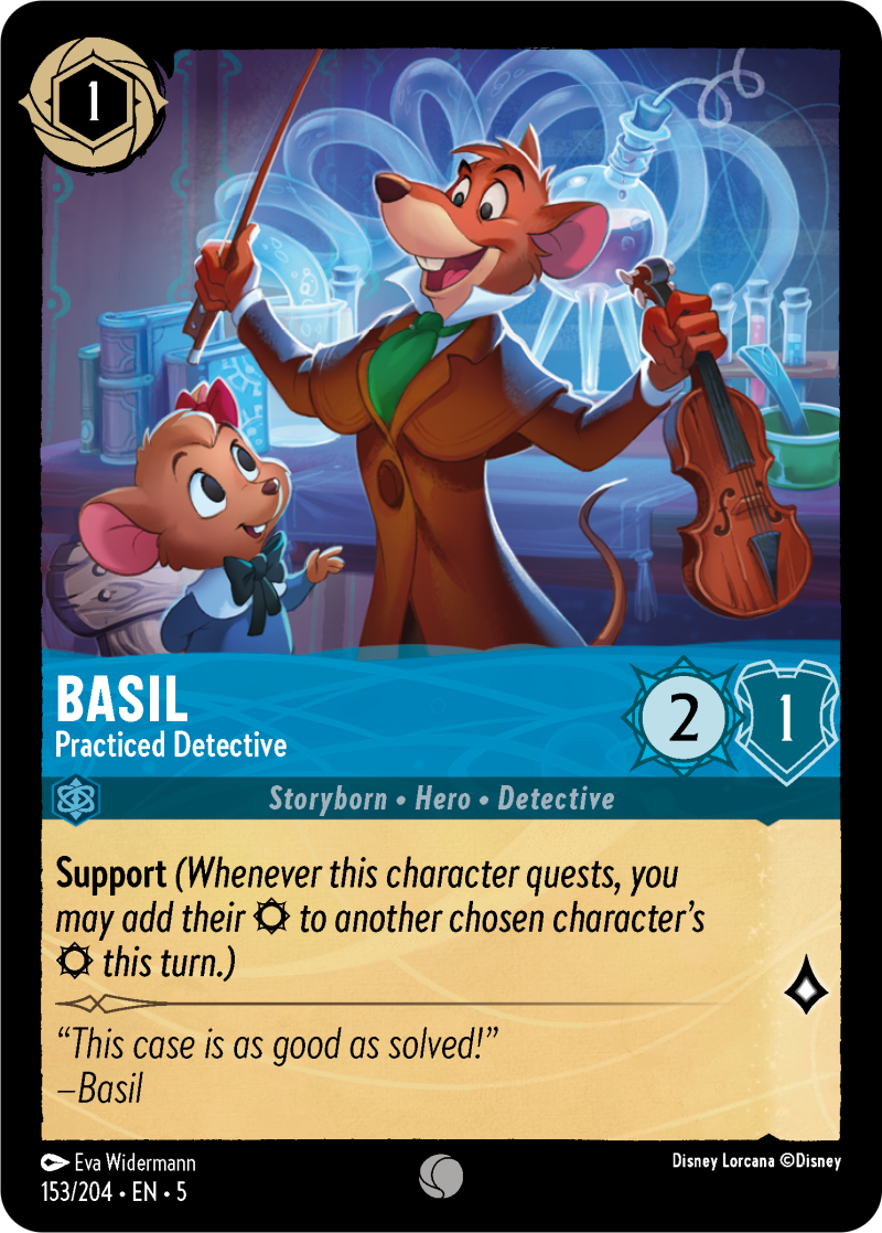 Basil - Practiced Detective Sapphire Common Character 153 /204