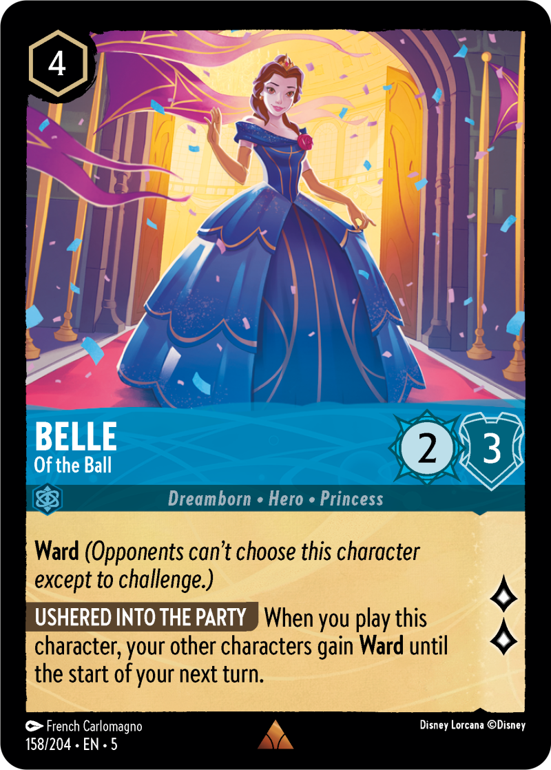 Belle - Of the Ball Sapphire Rare Character 158 /204