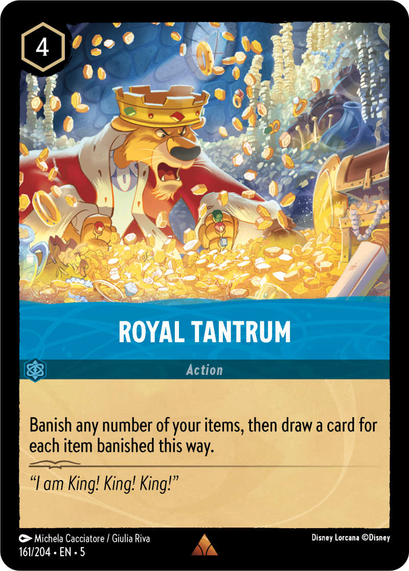 Royal Tantrum Sapphire Rare Action 161 /204