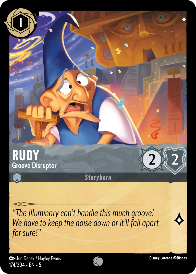 Rudy - Groove Disrupter Steel Common Character 174 /204