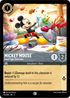 Mickey Mouse - Food Fight Defender Steel Common Character 176 /204