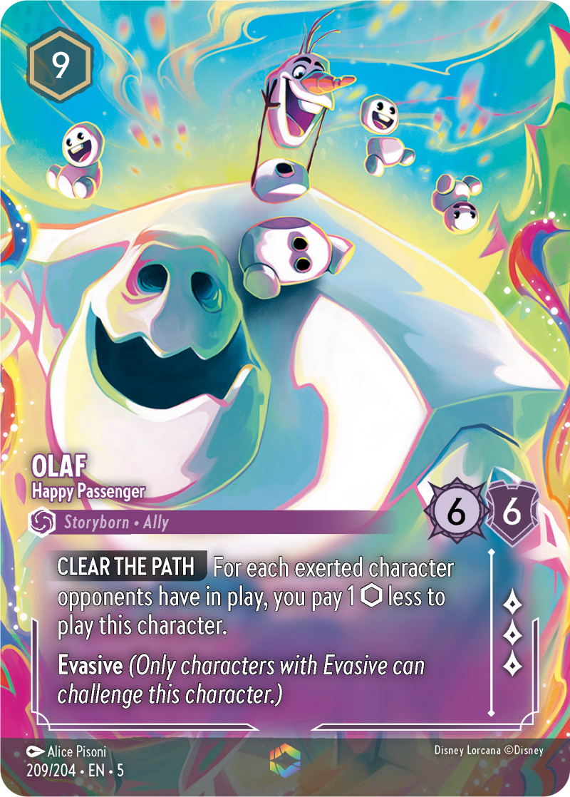 Olaf - Happy Passenger Amethyst Enchanted Character 209 /204