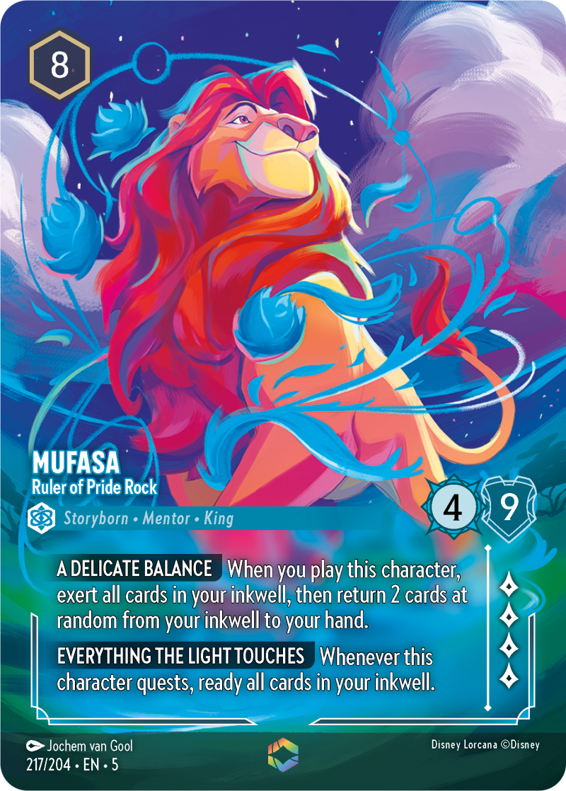 Mufasa - Ruler of Pride Rock Sapphire Enchanted Character 217 /204