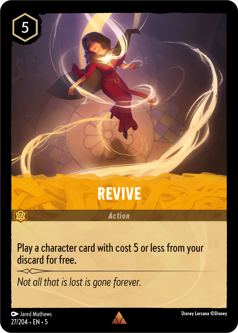 Revive Amber Rare Action 27 /204