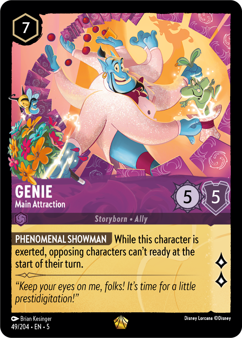 Genie - Main Attraction Amethyst Legendary Character 49 /204