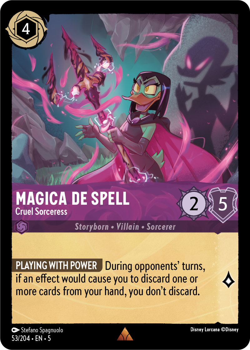 Magica De Spell - Cruel Sorceress Amethyst Rare Character 53 /204