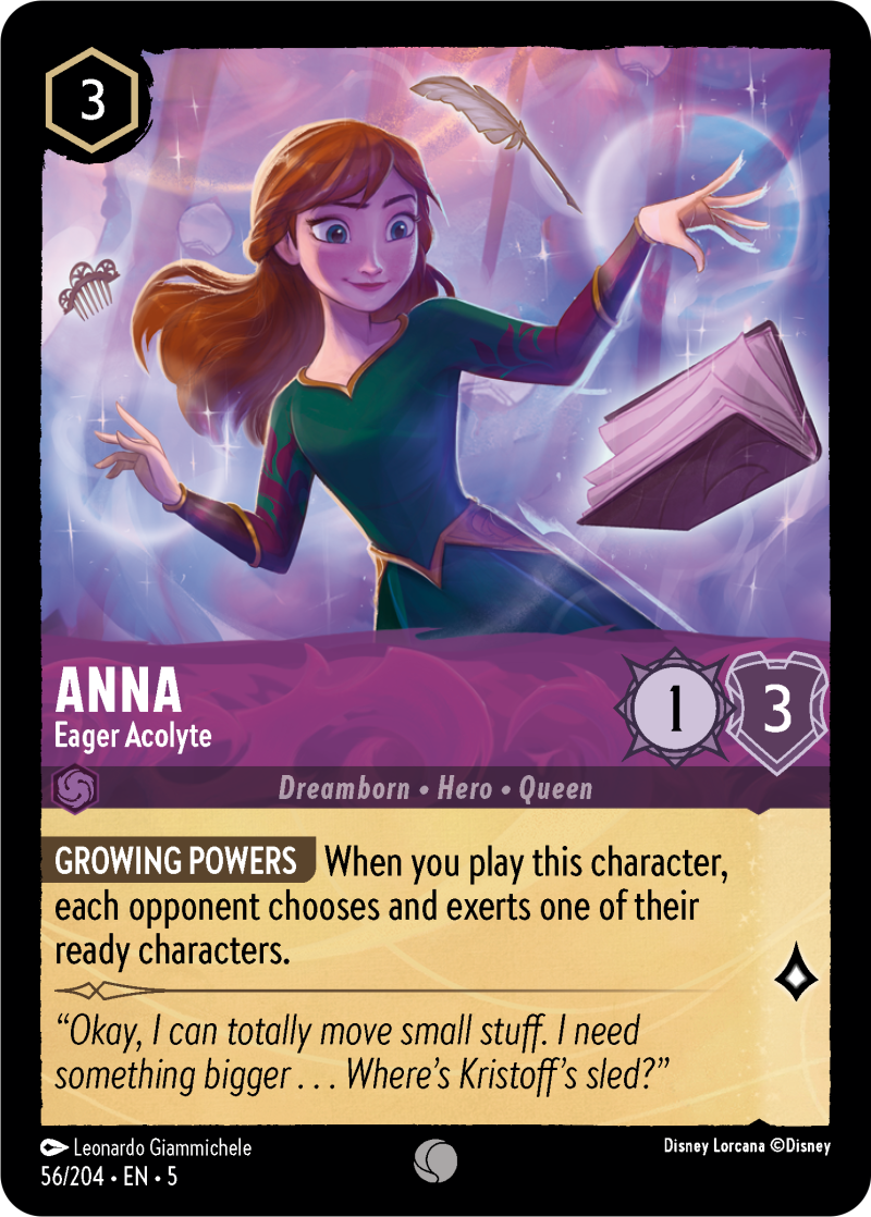 Anna - Eager Acolyte Amethyst Common Character 56 /204